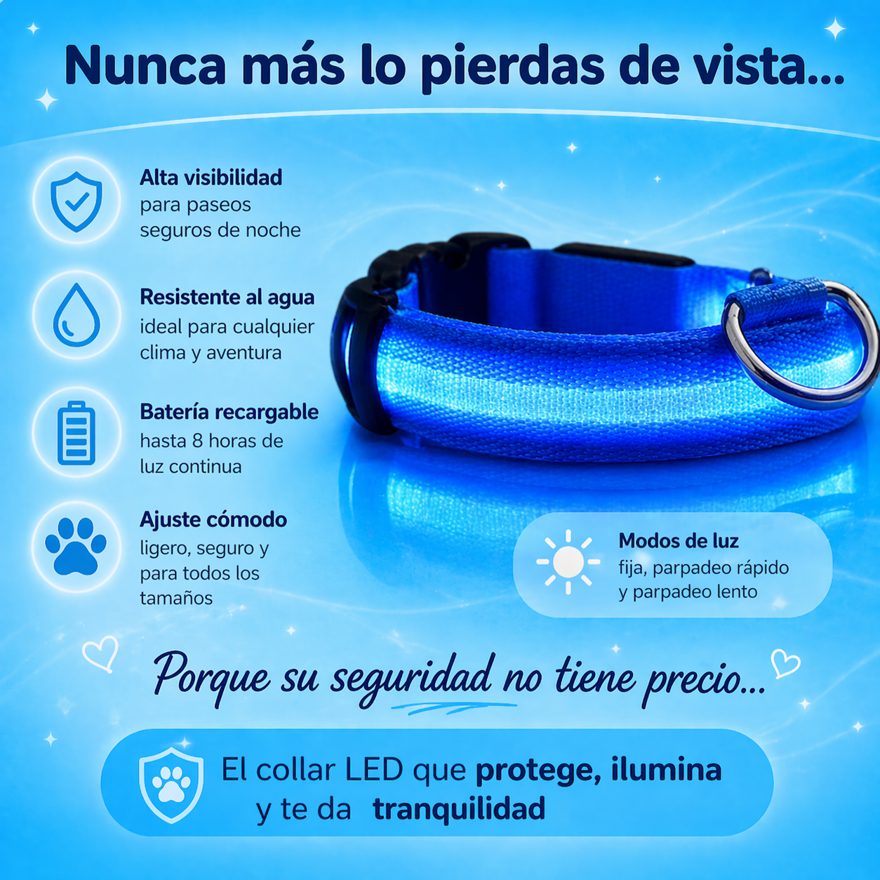 GlowPet™ LED Dog Collar