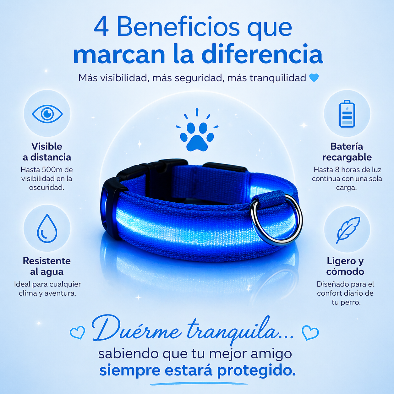 GlowPet™ LED Dog Collar