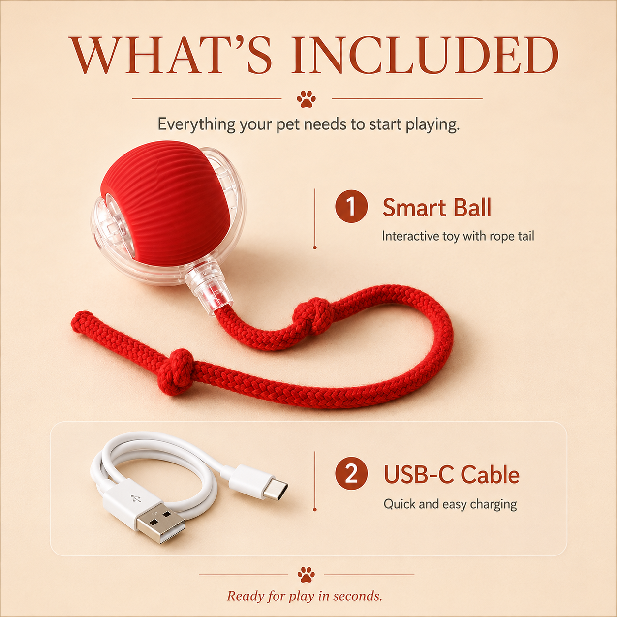 Smart Interactive Pet Ball
